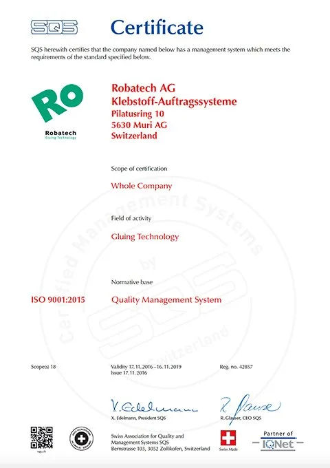ISO 111704 EN 9001