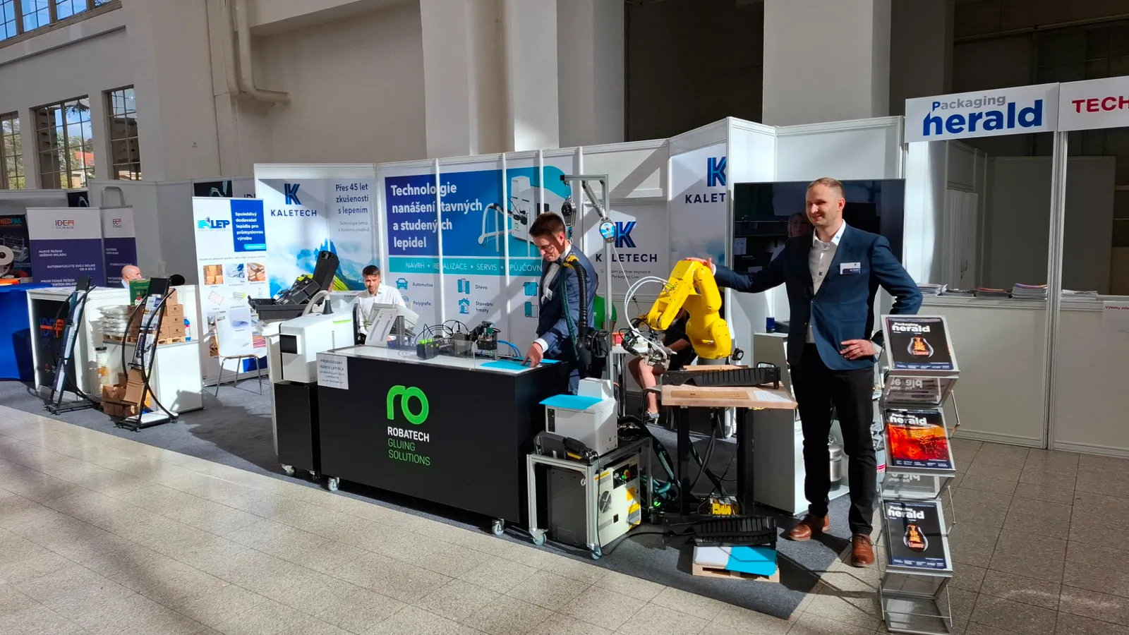 Kaletech jako generální partner Packaging Live