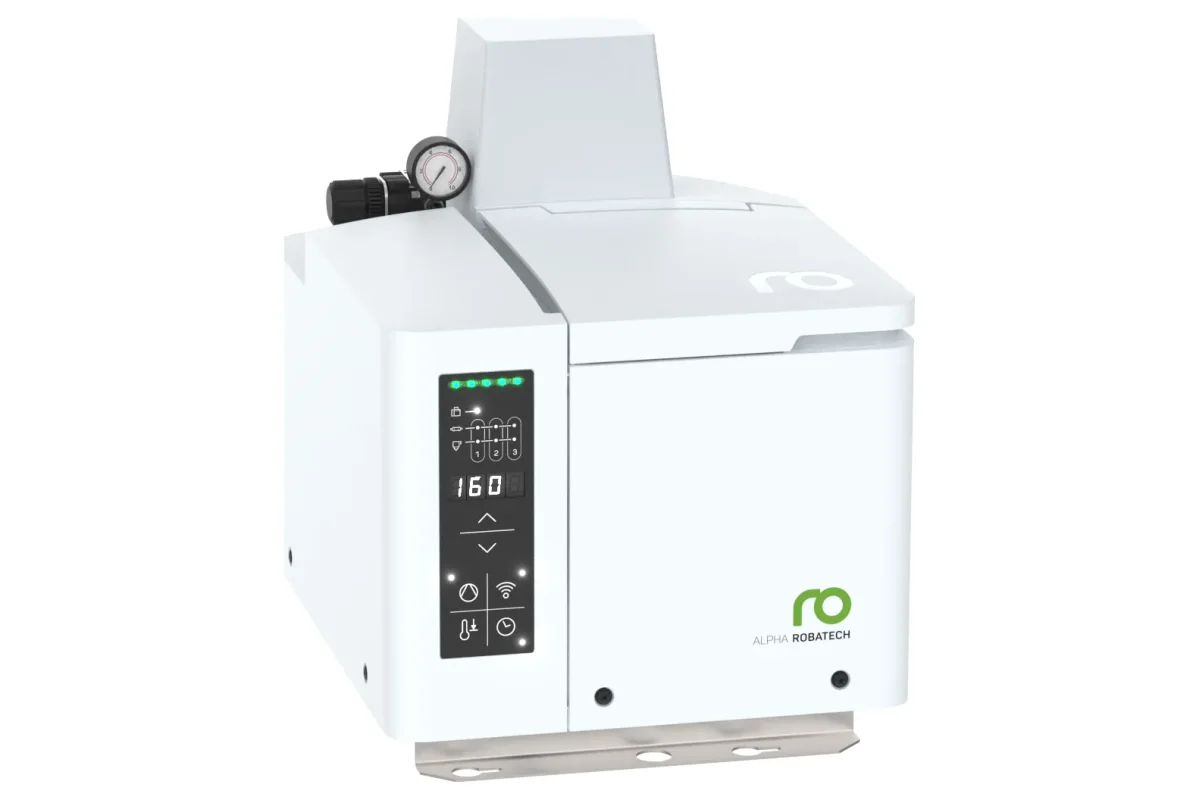 Kompaktní tavná jednotka Robatech Alpha pro tavné lepení