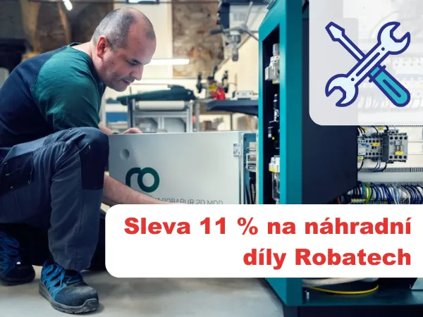 Sleva 11 % na náhradní díly Robatech