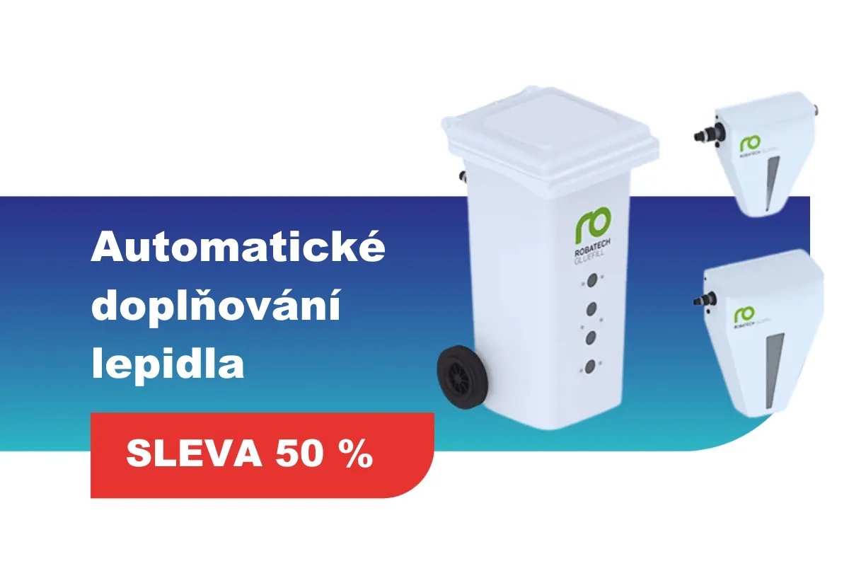 Ušetřete 50 % při pořízení systému Robatech GlueFill
