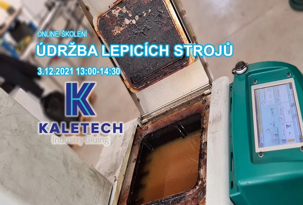 Online školení údržby lepicích strojů