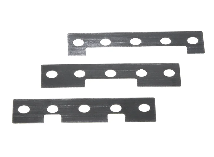 Three masks with different perforation patterns for the FK IT masking technology