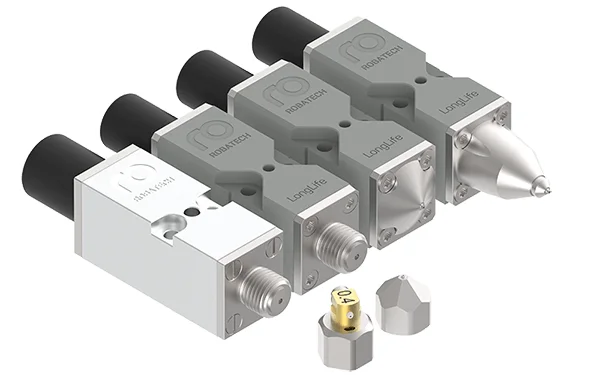 Set of jetting elements and nozzles for the SX Diamond / SX LongLife head